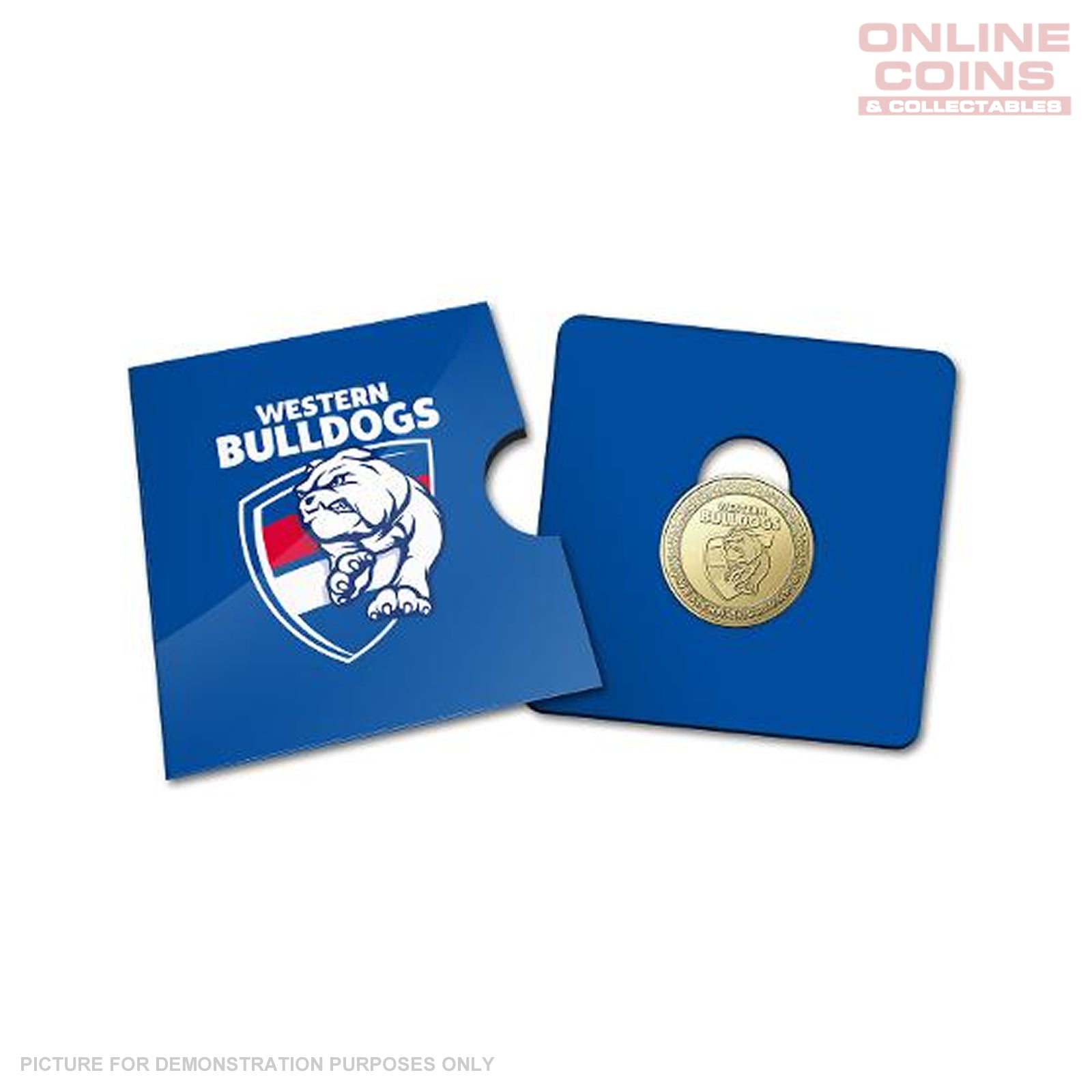 2023 Australia Post AFL $1 Coin in Card - Western Bulldogs